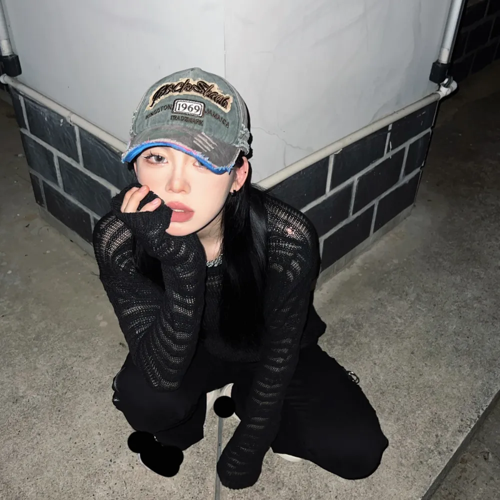 High Street Distressed Embroidered Hat
