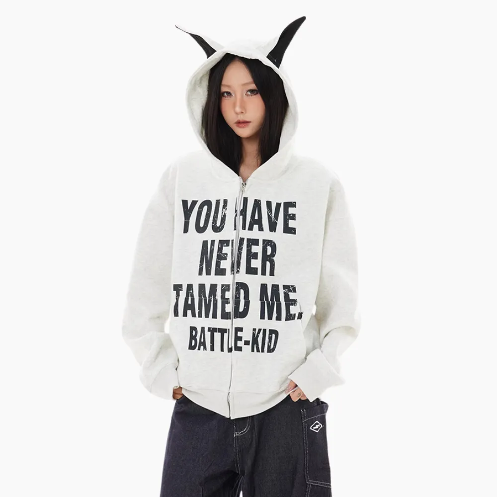 High Street Doberman Ears Hoodie