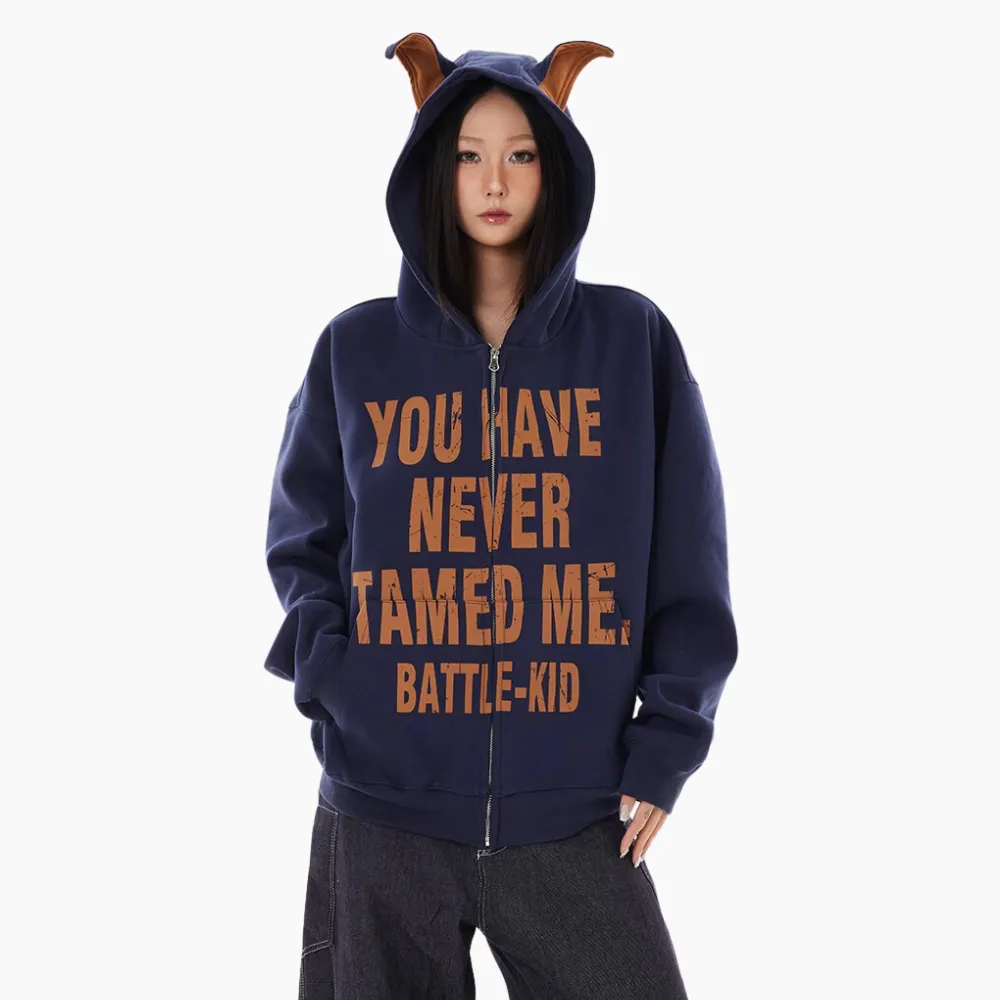 High Street Doberman Ears Hoodie