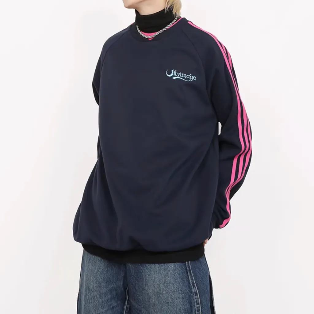High Street Embroidered Raglan Sweatshirt