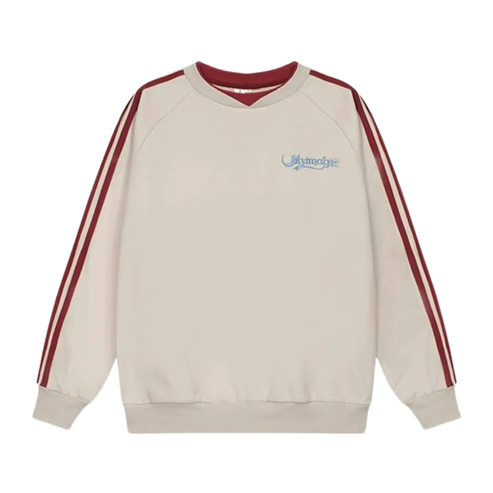 High Street Embroidered Raglan Sweatshirt