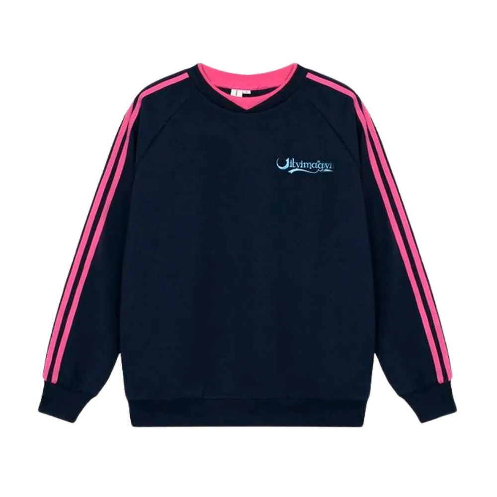 High Street Embroidered Raglan Sweatshirt