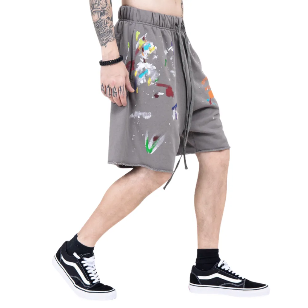 High Street Graffiti Lettering Shorts