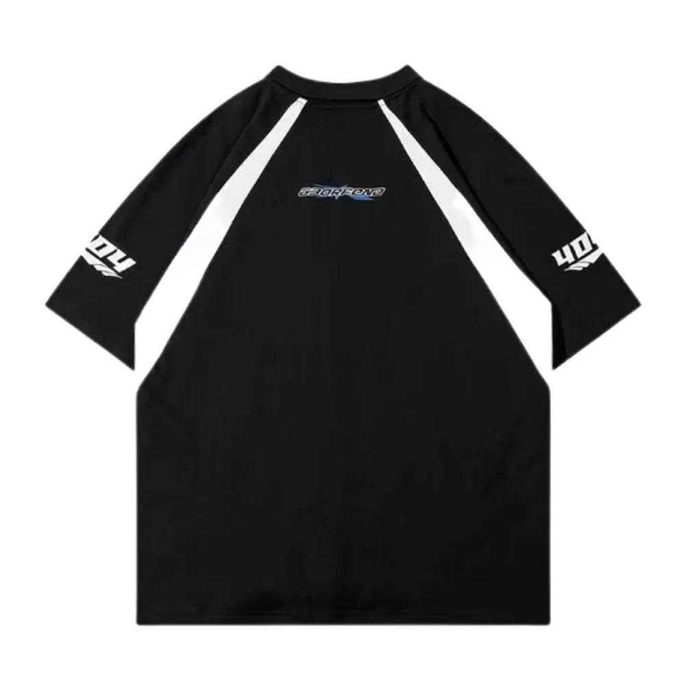 High Street Panel Racing Print T-Shirt