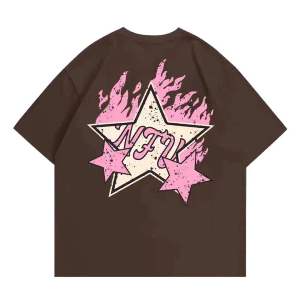 High Street Pink Star Flame T-shirt