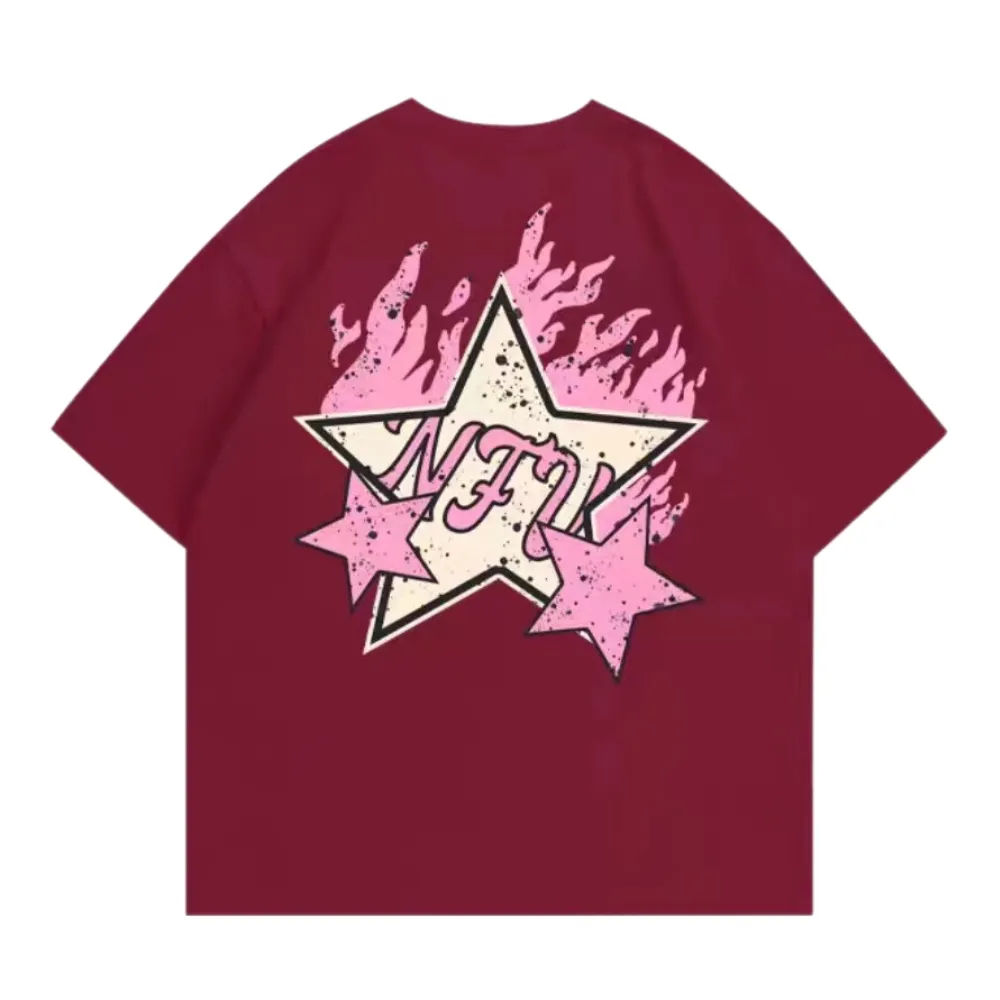 High Street Pink Star Flame T-shirt