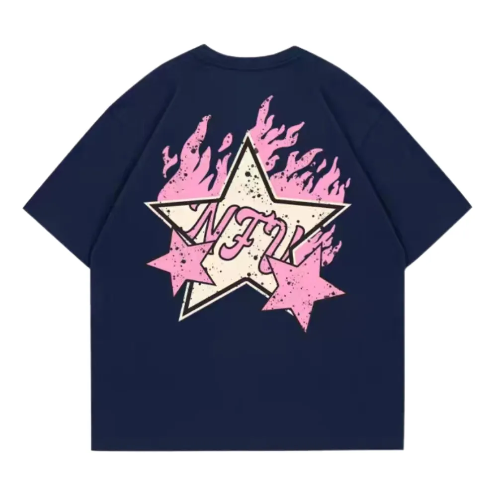 High Street Pink Star Flame T-shirt