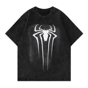 High Street Spider Lettering Washed T-shirt