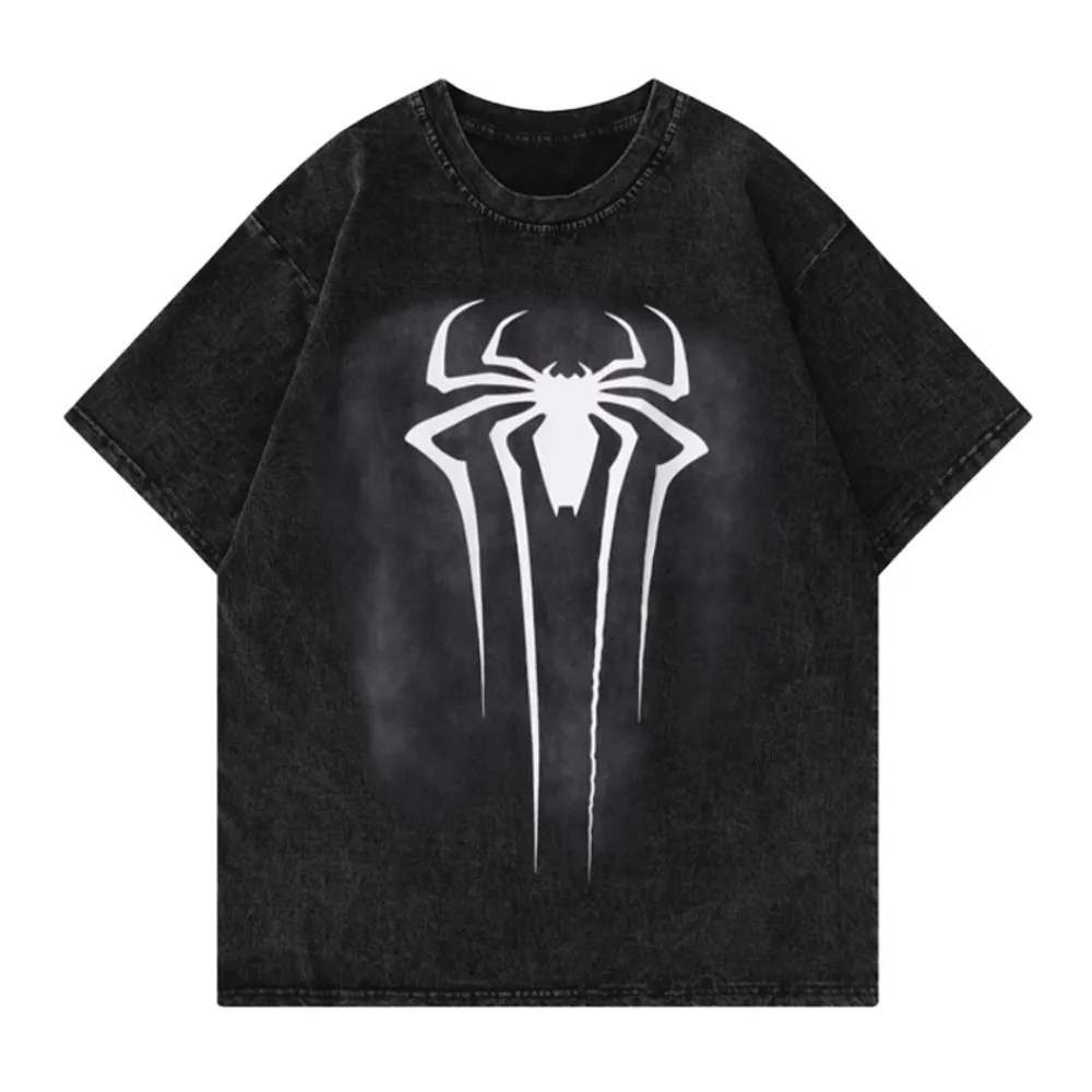 High Street Spider Lettering Washed T-shirt