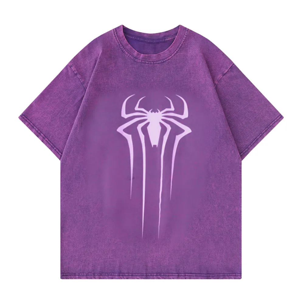 High Street Spider Lettering Washed T-shirt