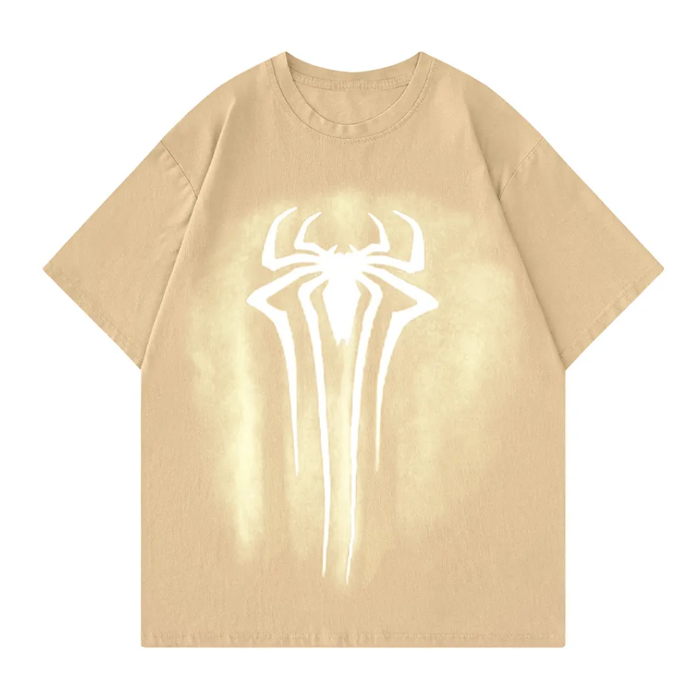 High Street Spider Lettering Washed T-shirt