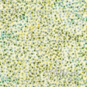 Hoffman Fabrics Precious Metals March Silver Metallic Batik Fabric P2061-588S-March-Silver