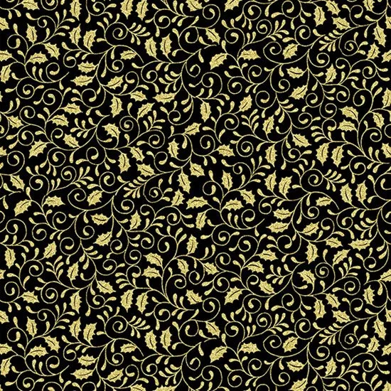 Holiday Wishes Black/Gold - (1)