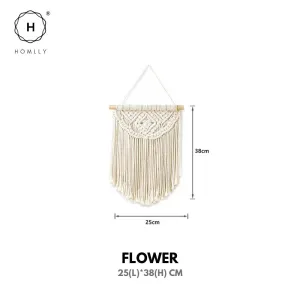 Homlly Macrame Woven Wall Hanging Boho Home Bohemian Geometric Art Decor