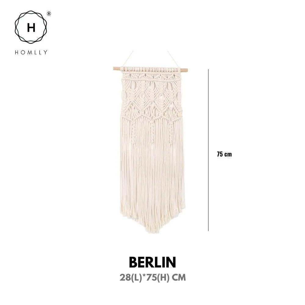 Homlly Macrame Woven Wall Hanging Boho Home Bohemian Geometric Art Decor