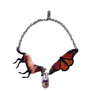 Horse Monarch Necklace