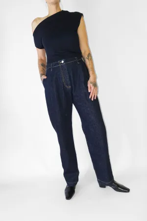 Hurst Pant in Raw Wash Mission Denim