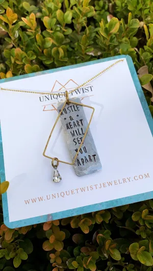 Hustle & Heart Wil Set You Apart Necklace