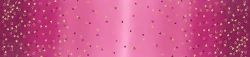 I Heart Ombre Metallic Magenta fabric