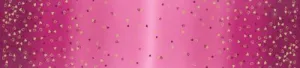 I Heart Ombre Metallic Magenta fabric