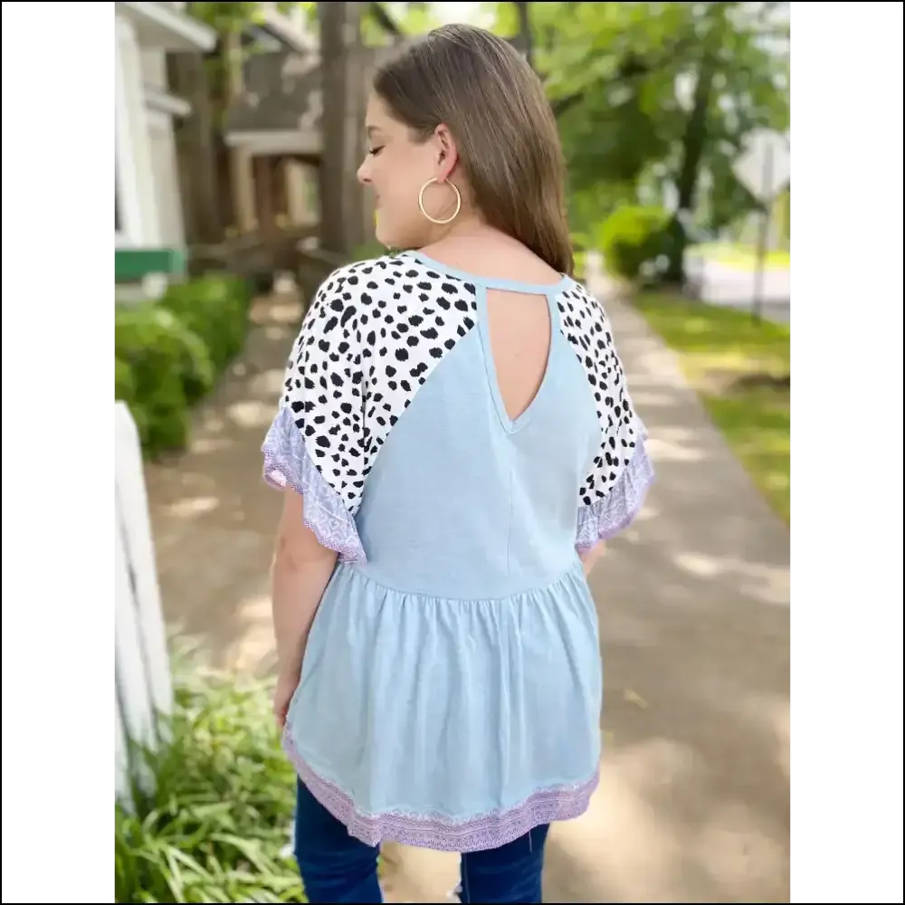 Iceland Blue Leopard Patchwork: Roar-some Style  from Needful Things! 🐆