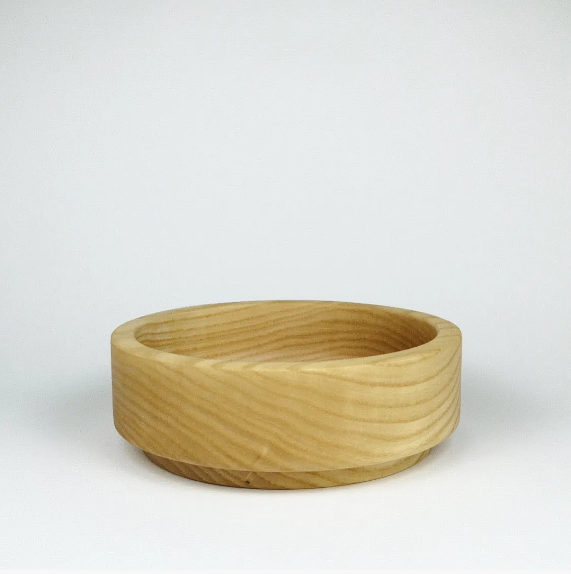 Individual wooden bowl (Ash Natural)