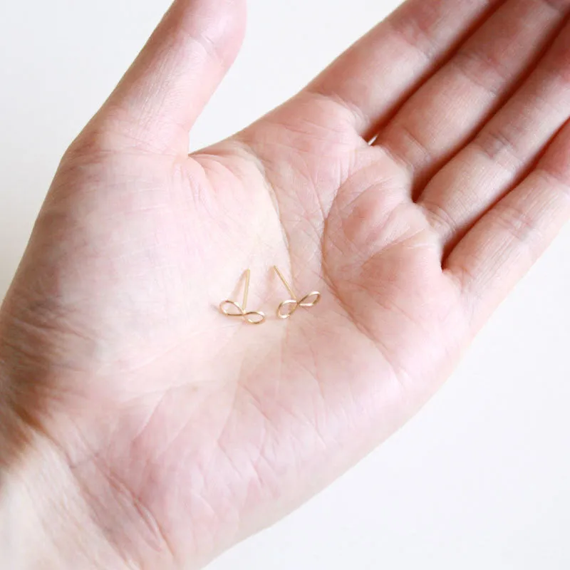 Infinity Stud Earrings
