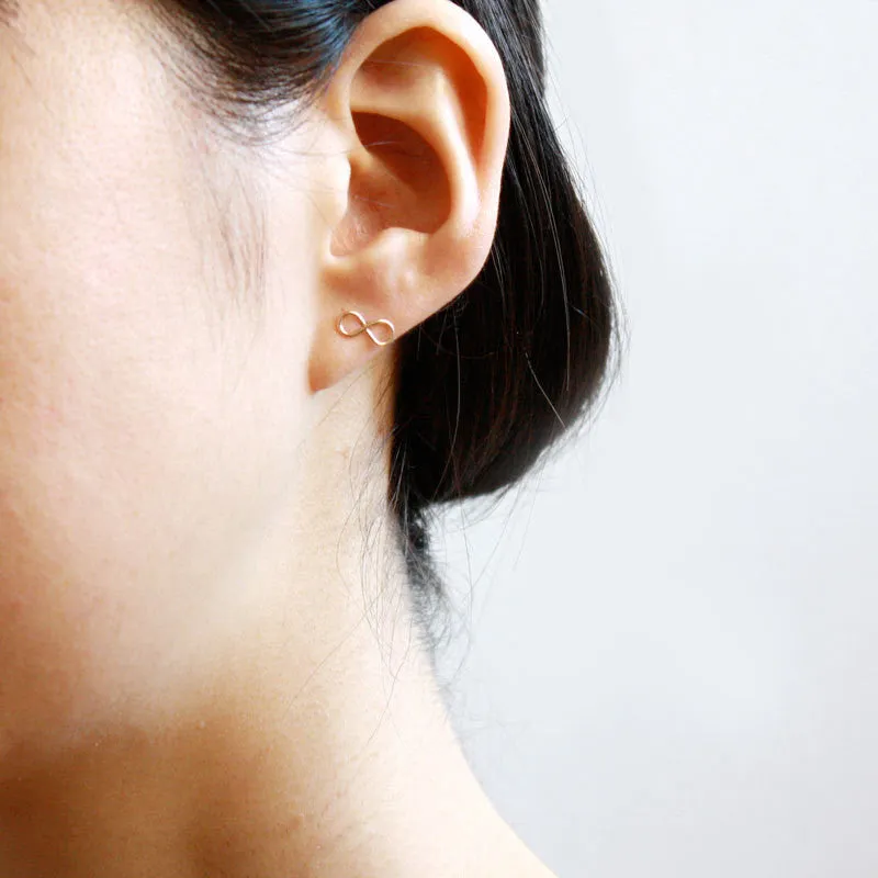 Infinity Stud Earrings