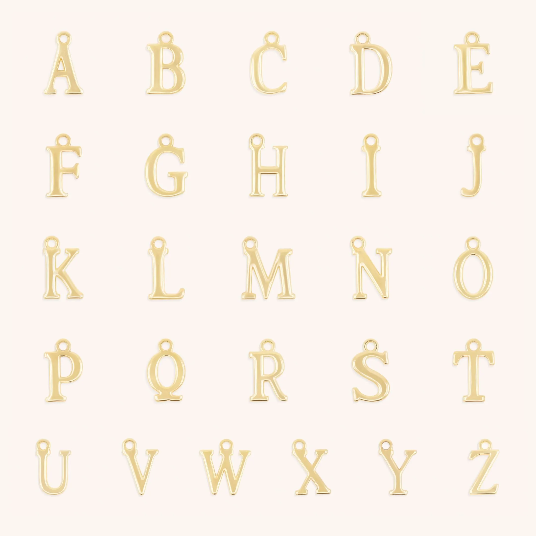 Initial and Birthstone Fine Chain Necklace, Gold