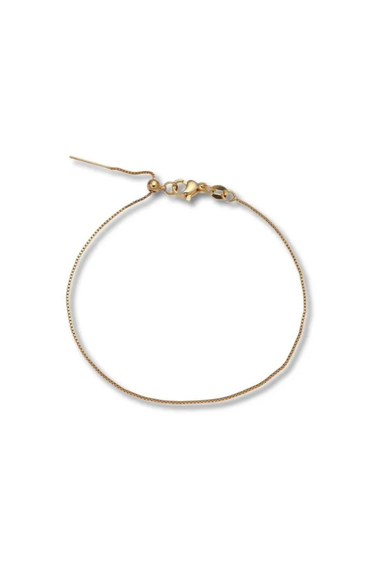 Initial Bar Necklace Chain