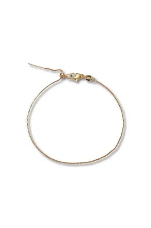 Initial Bar Necklace Chain
