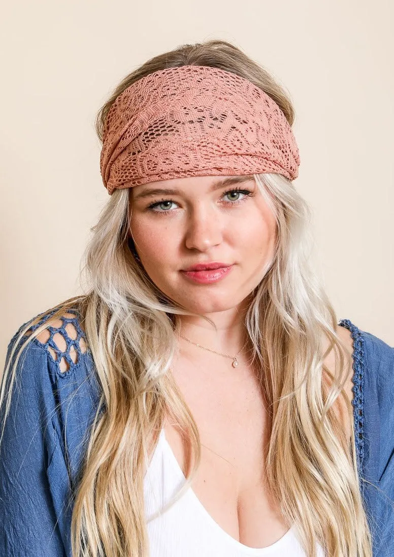 Isla Lace Stretch Headband