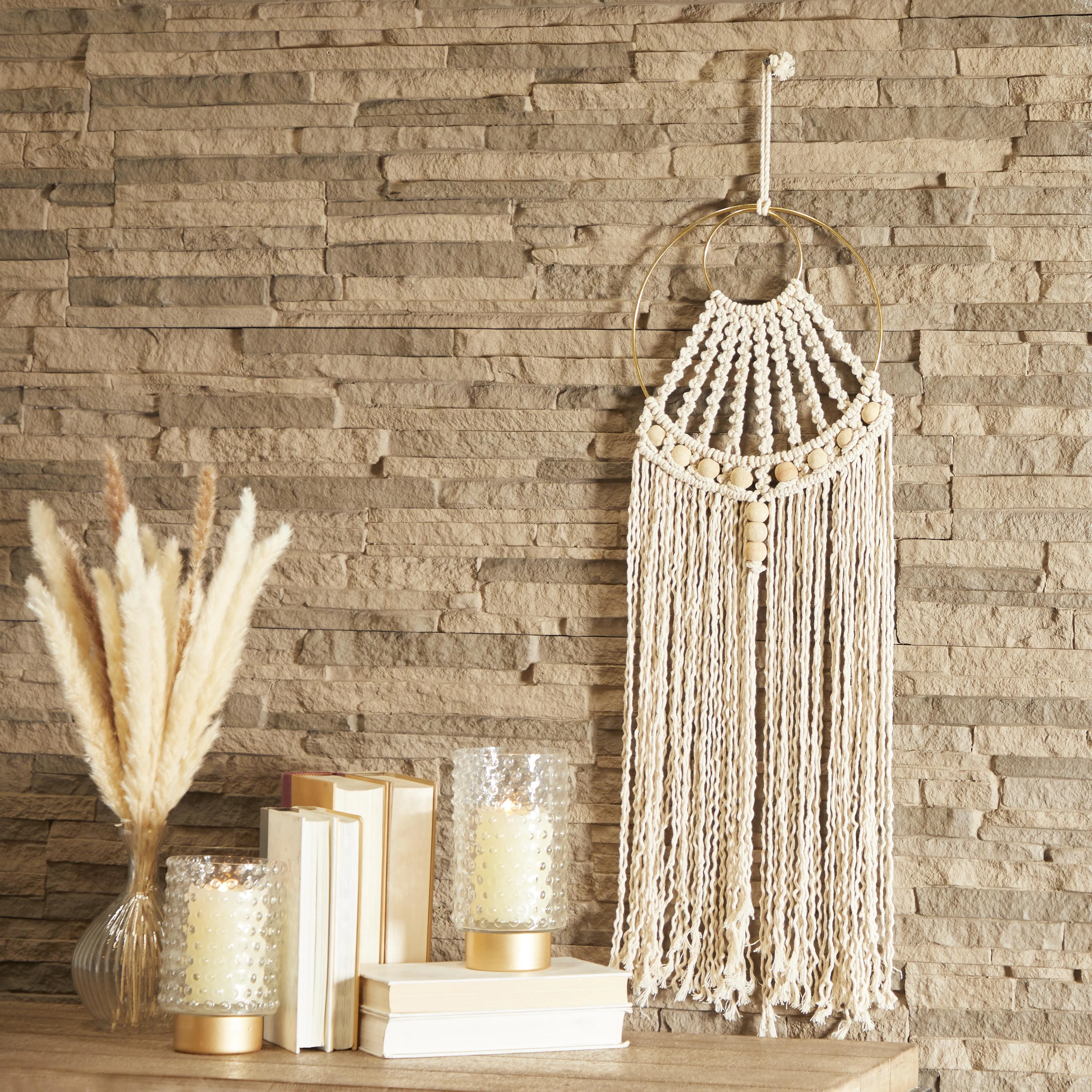 IVORY MACRAME HANGING