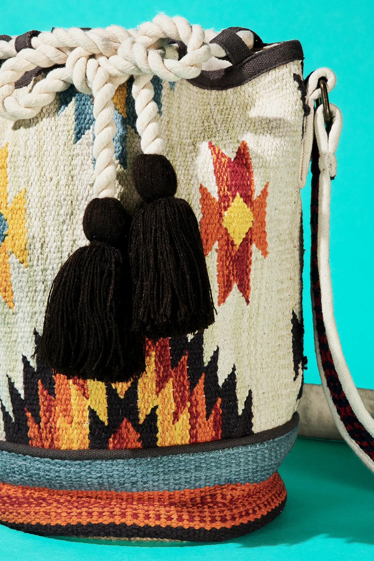 Ivory Tassel  Crossbody