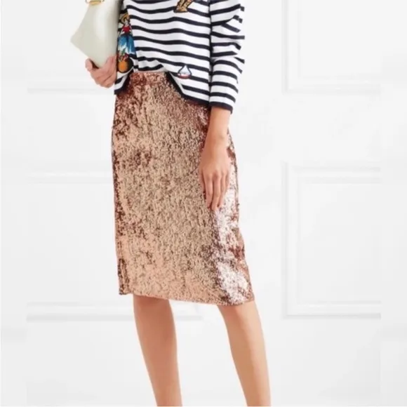 J Crew sequin skirt size 2P