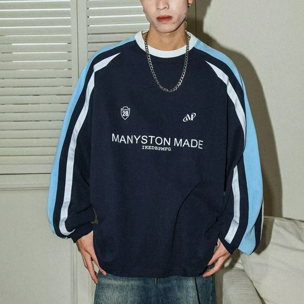 Japanese Contrasting Ribbon Sweatshirt