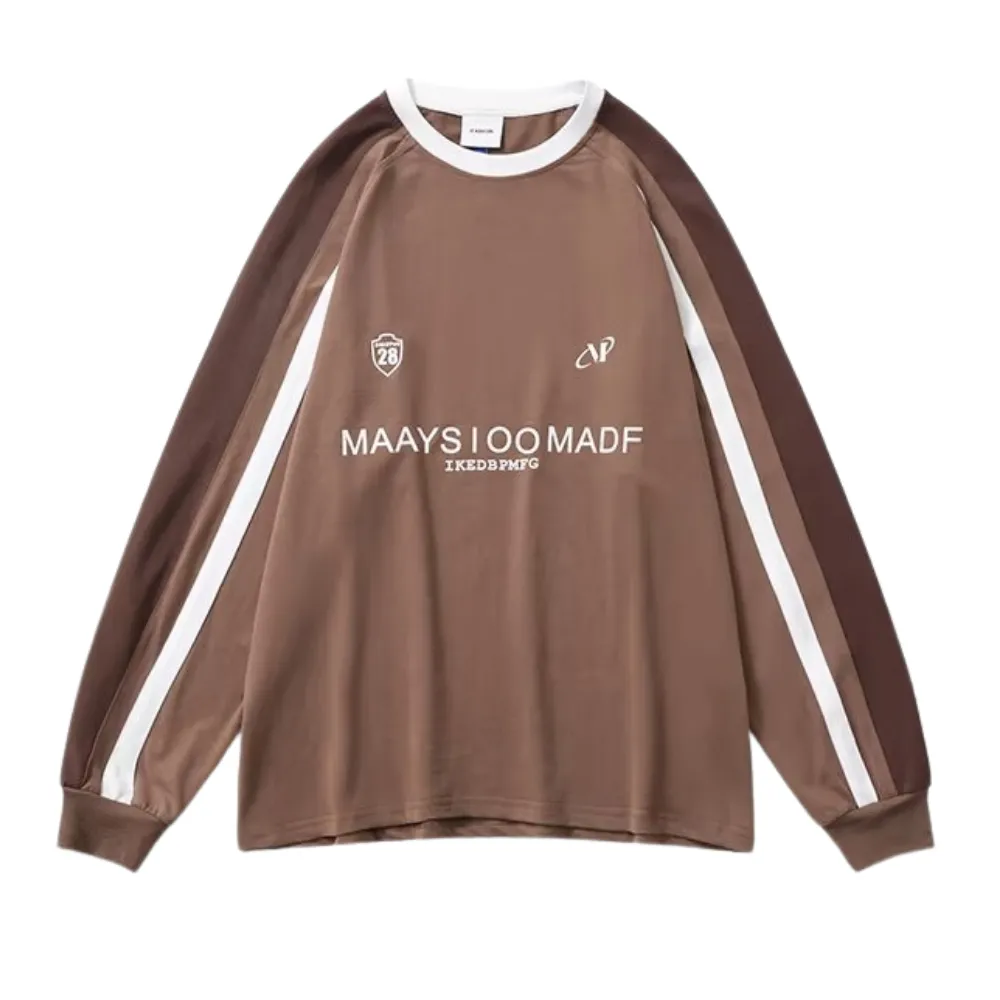 Japanese Contrasting Ribbon Sweatshirt