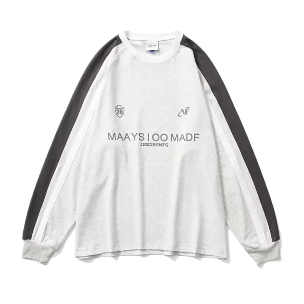 Japanese Contrasting Ribbon Sweatshirt