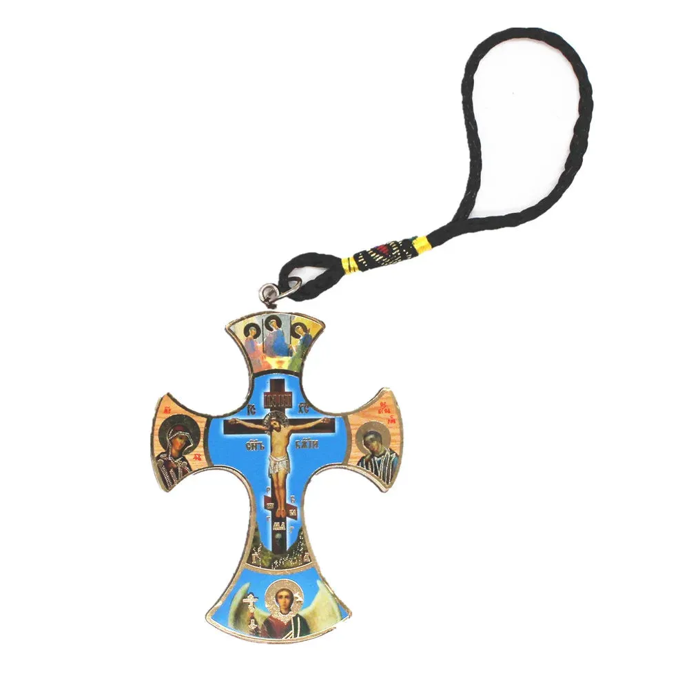 Jesus Cross Orthodox Wood Christ Catholic Church Utensils Religious Prayer Crucifix Christmas Gift