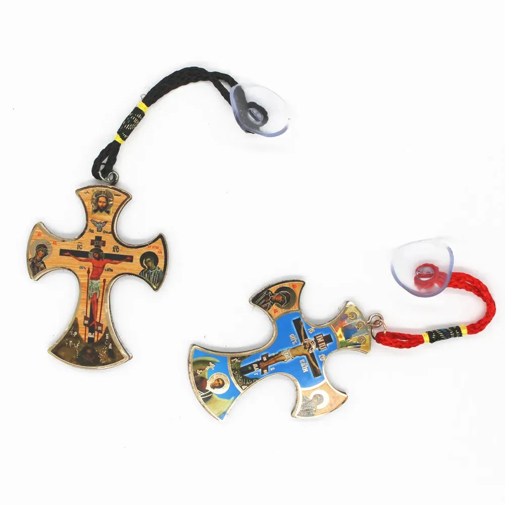 Jesus Cross Orthodox Wood Christ Catholic Church Utensils Religious Prayer Crucifix Christmas Gift
