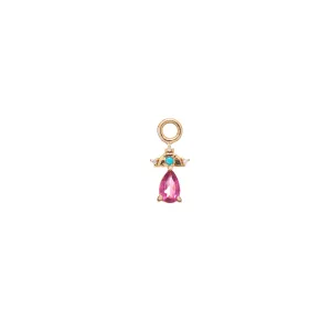 Jubilee Party Hat Charm In Pink Tourmaline
