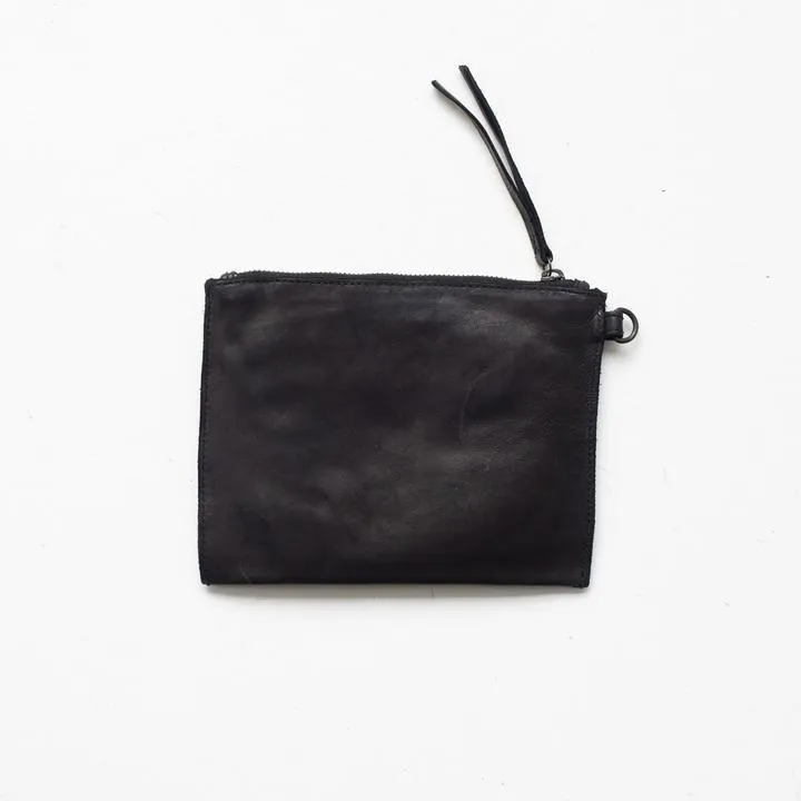 JUJU & CO  Small Flat Pouch - Black
