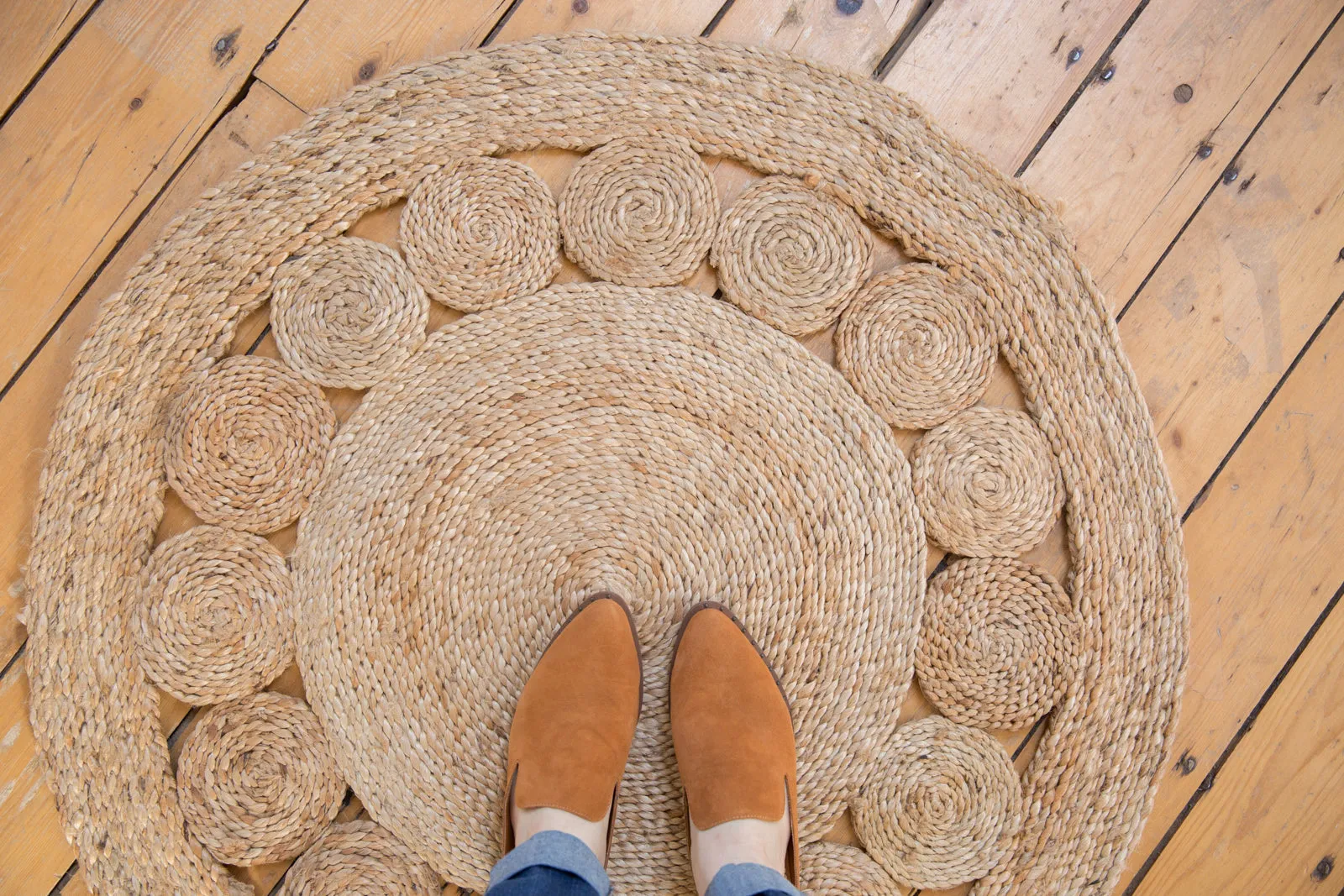 Jute Round Natural New Carpet Collection