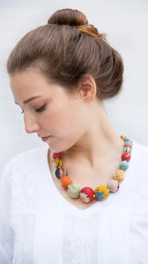 Kantha Necklace -Graduated