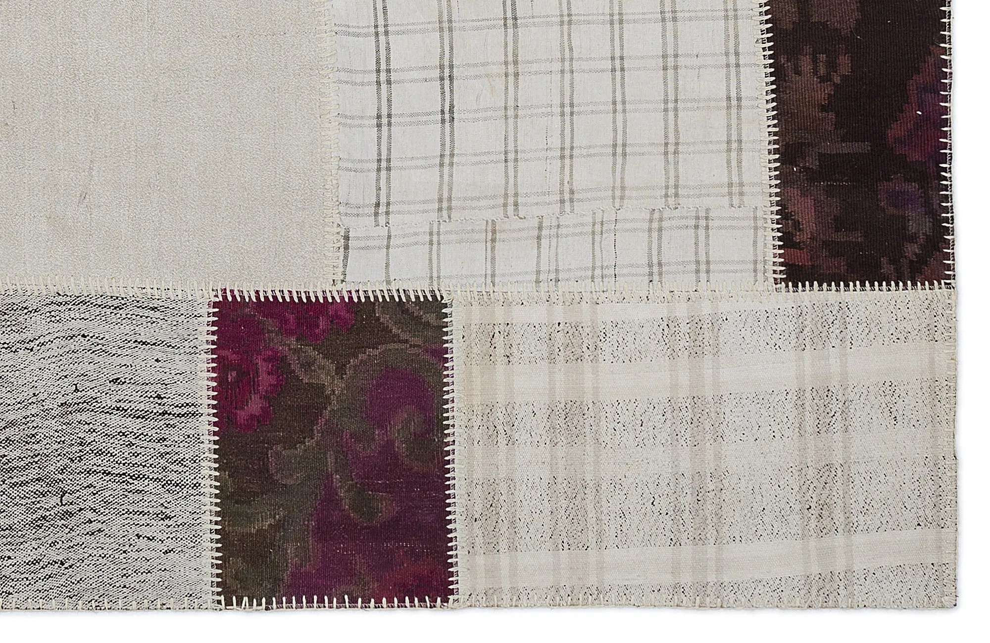 Karabakh Kilim Patchwork Unique Rug 5'3'' x 7'7'' ft 160 x 230 cm