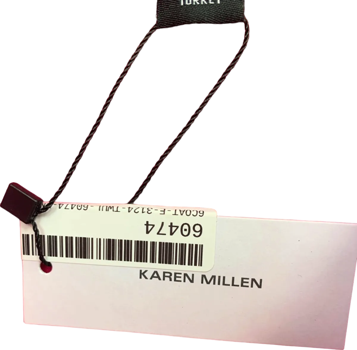 Karen Millen Bright Pink Fluid Tailored Metallic Asymmetric Wrap Blazer UK 10