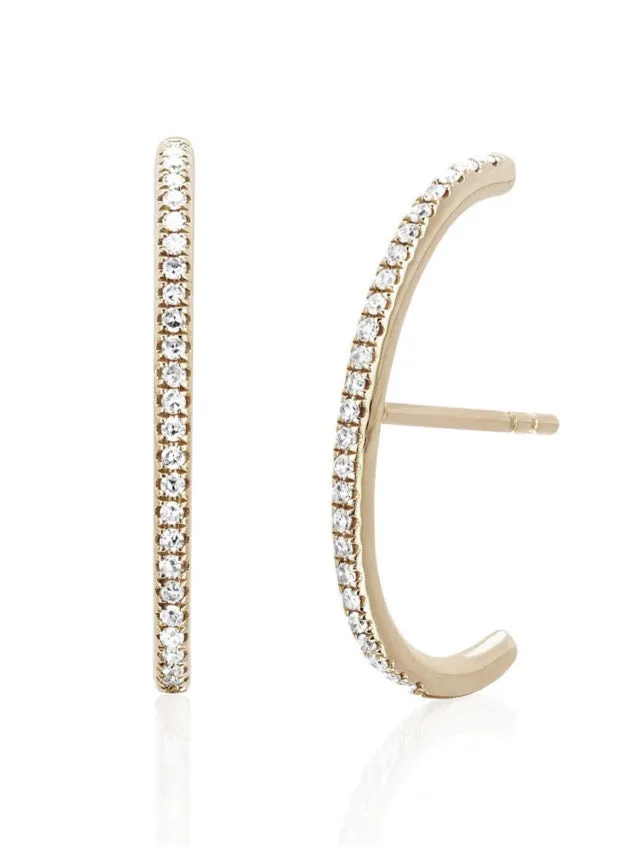Kimmy Curved Bar Studs