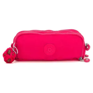 Kipling-Gitroy-Large zipped pencase with multiple compartments -True Pink-13564-09F