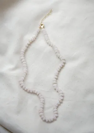 Knotted Pink Morganite Rondelles Layering