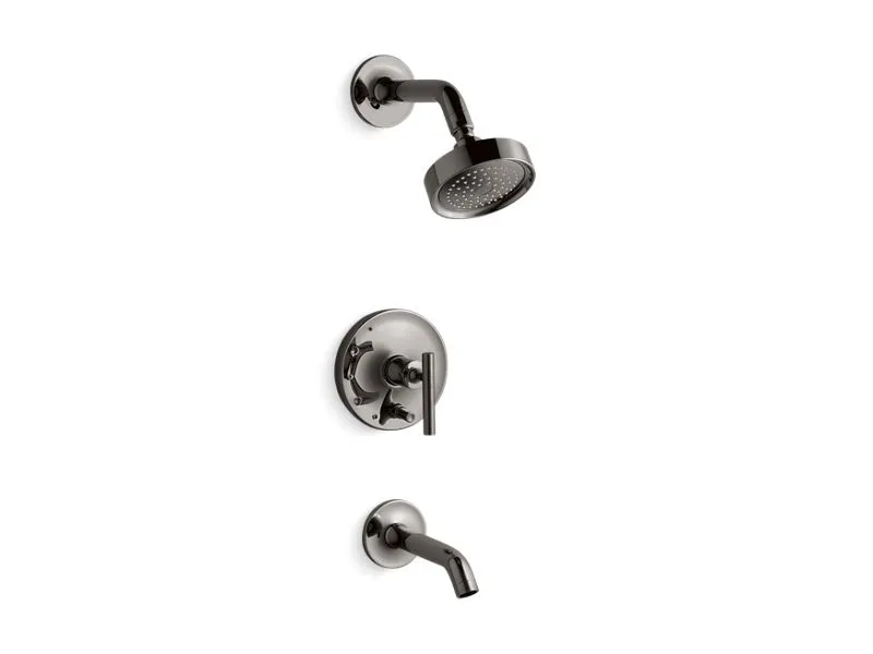 KOHLER K-T14420-4 Purist Rite-Temp bath and shower trim with lever handle and 2.5 gpm showerhead